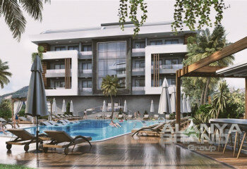 Квартира 1+1 в Алании, Турция | PTE-60254