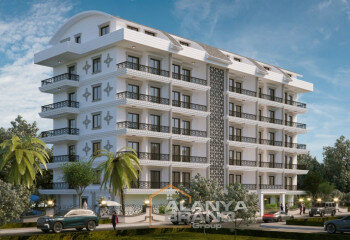 Квартира 1+1 в Алании, Турция 