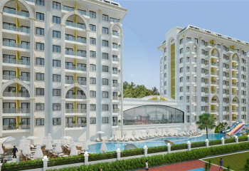 Квартира 1+1 в Алании, Турция 