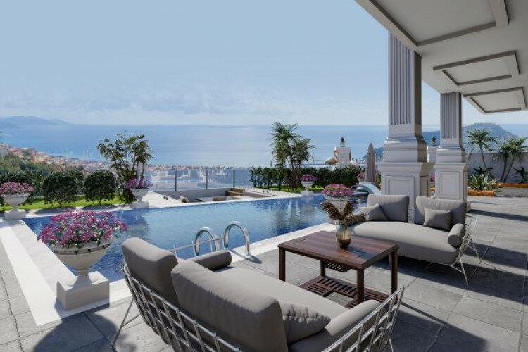 Вилла 5+1 в Бекташе, Алания, Турция | PTE-60405