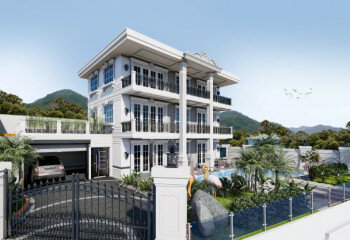 Вилла 5+1 в Бекташе, Алания, Турция | PTE-60405