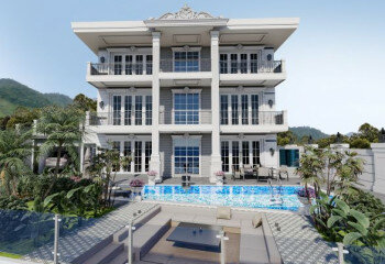 Вилла 5+1 в Бекташе, Алания, Турция | PTE-60405