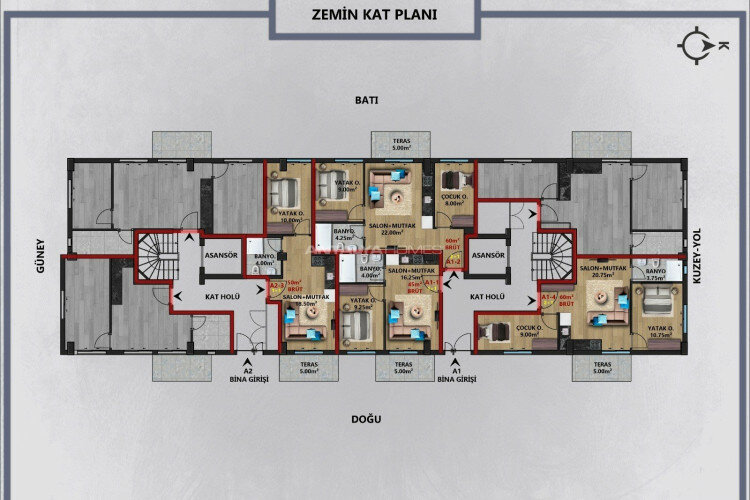 Квартира 1+1 в Анталии, Турция | PKK-60416
