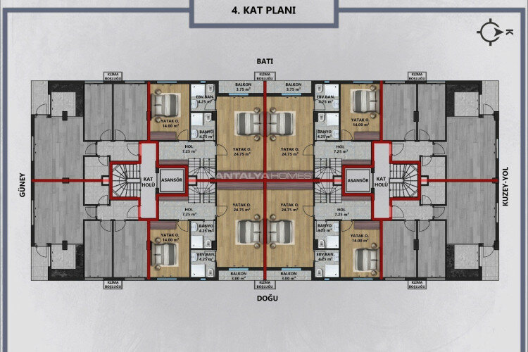 Квартира 1+1 в Анталии, Турция | PKK-60416