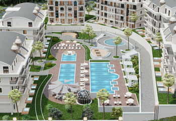 Квартира 1+1 в Алании, Турция | PTE-60534