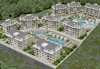 Квартира 1+1 в Алании, Турция | PTE-60534