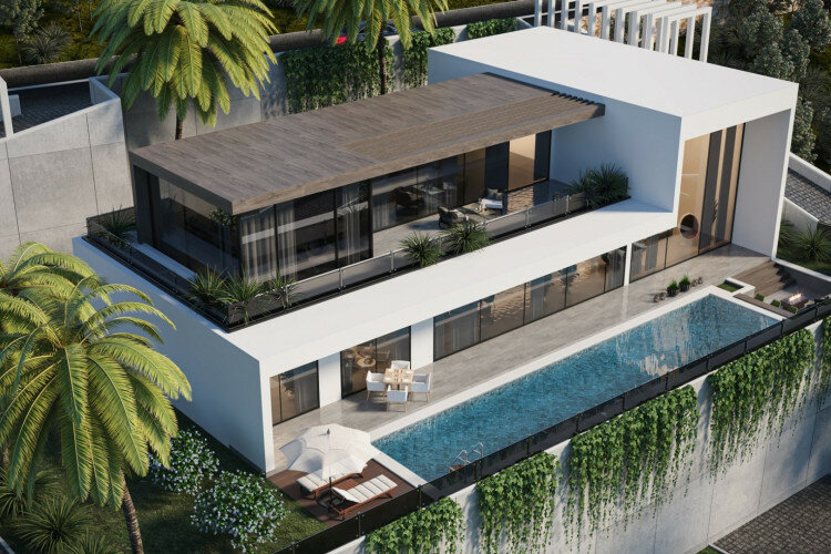 Вилла 4+1 в Каргыджаке, Алания, Турция | PTE-60553