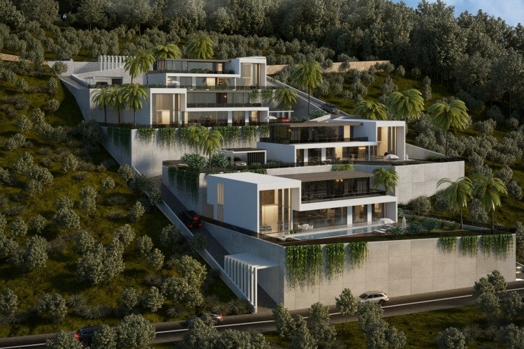 Вилла 4+1 в Каргыджаке, Алания, Турция | PTE-60553