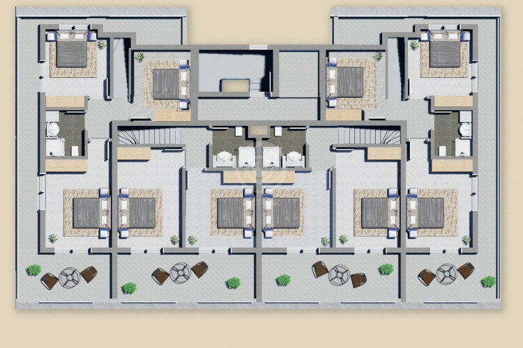 Квартира 2+1 в Алании, Турция | PKK-60598