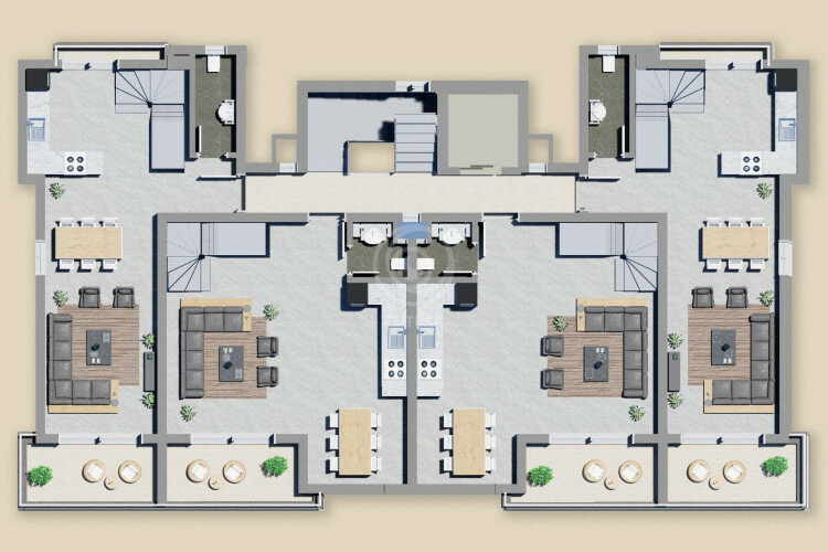 Квартира 2+1 в Алании, Турция | PKK-60598