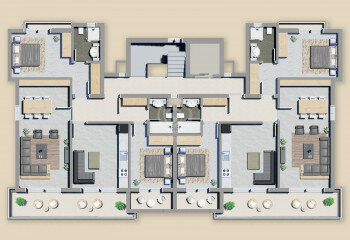 Квартира 2+1 в Алании, Турция | PKK-60598