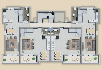 Квартира 3+1 в Алании, Турция | STE-60599