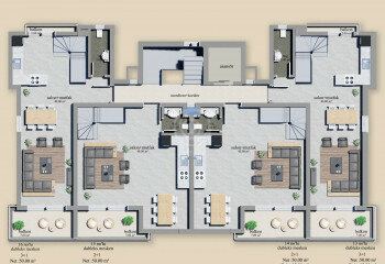 Квартира 3+1 в Алании, Турция | STE-60599