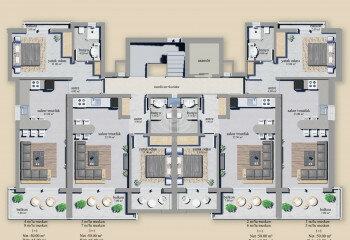 Квартира 3+1 в Алании, Турция | STE-60599