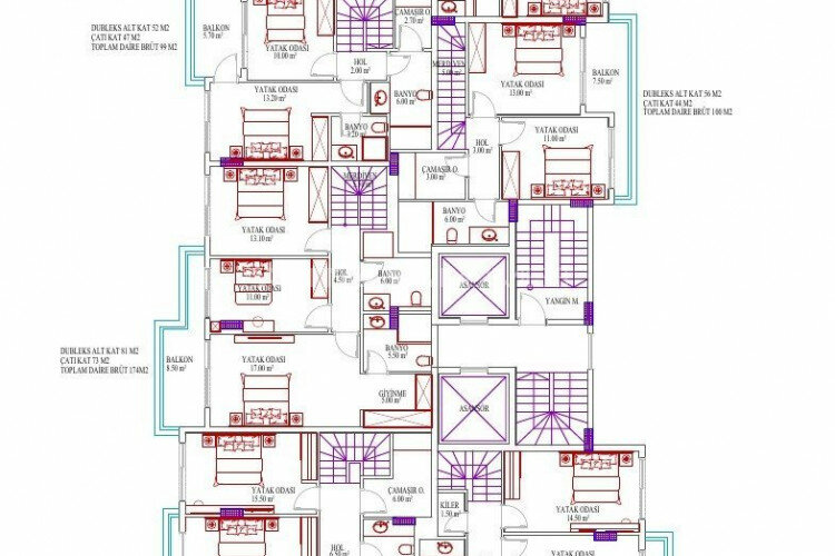 Квартира 1+1 в Алании, Турция | SBB-60601