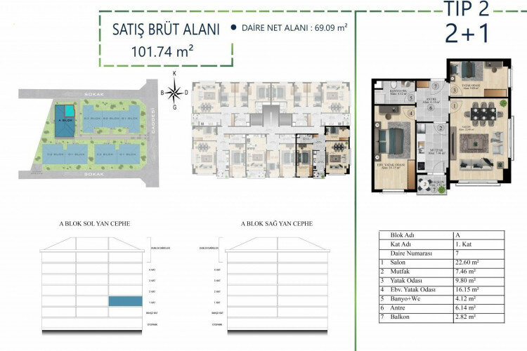 Квартира 3+1 в Бююкчекмедже, Турция | SBB-60622