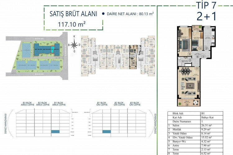 Квартира 3+1 в Бююкчекмедже, Турция | SBB-60622