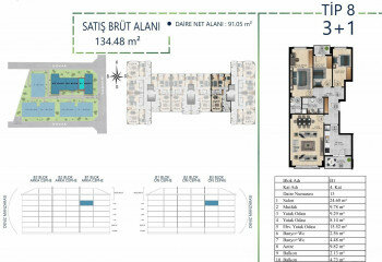 Квартира 3+1 в Бююкчекмедже, Турция | SBB-60622