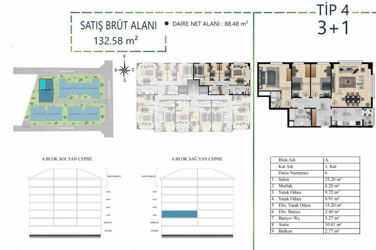Квартира 2+1 в Бююкчекмедже, Турция | STE-60621
