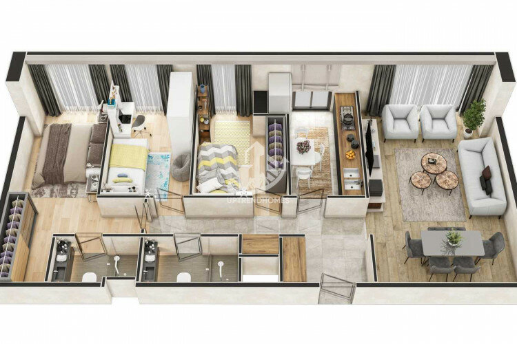 Квартира 2+1 в Стамбуле, Турция | PBB-60693