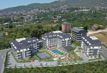Квартира 2+1 в Алании, Турция 