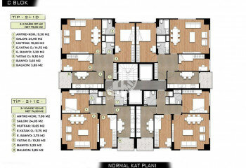 Квартира 2+1 в Стамбуле, Турция | STE-60806