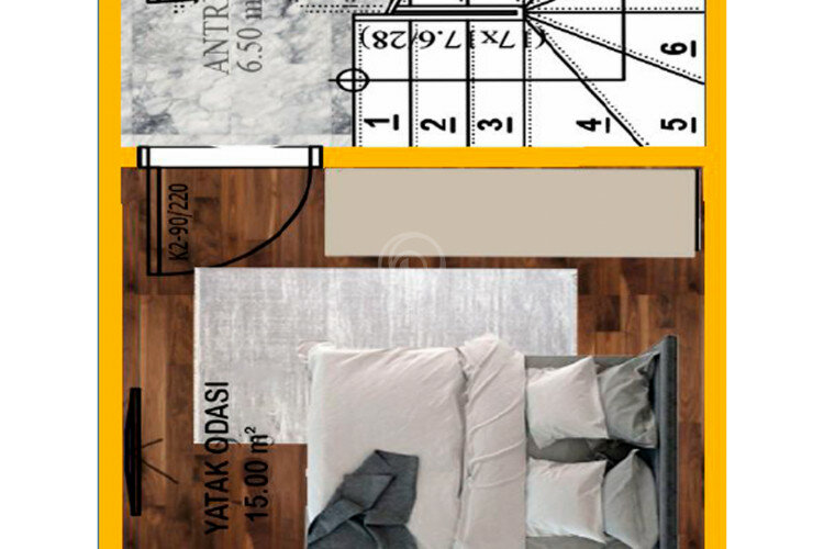 Квартира 2+1 в Газипаше, Турция | PBB-60868