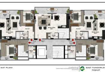 Квартира 1+1 в Газипаше, Турция | SBB-60865