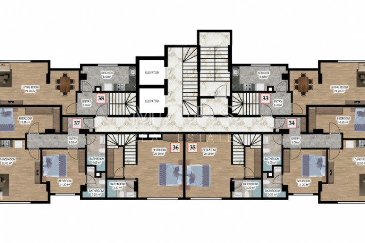 Квартира 2+1 в Алании, Турция | PBB-60980