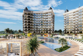 Квартира 2+1 в Алании, Турция