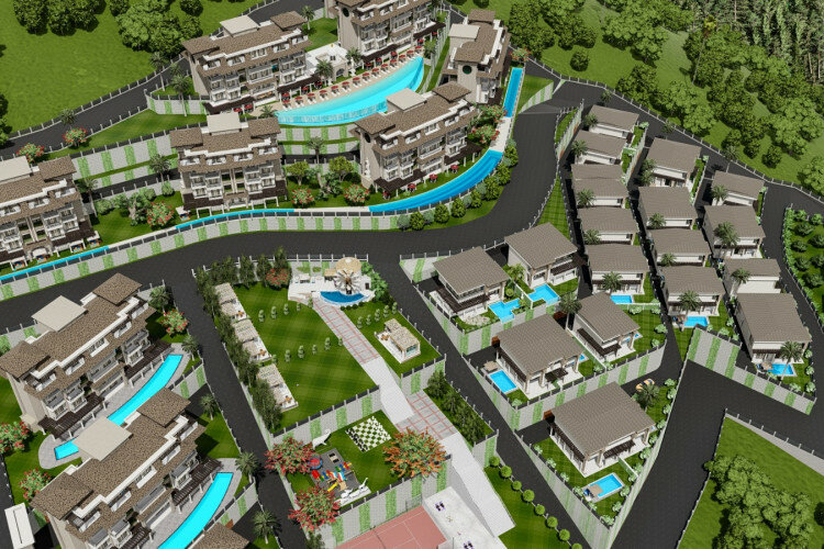 Квартира 1+1 в Каргыджаке, Алания, Турция | PKK-61003