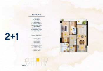 Квартира 3+1 в Бейликдюзе, Турция | SBB-61095