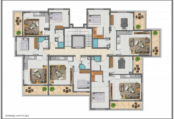 Квартира 2+1 в Алании, Турция | STE-61243