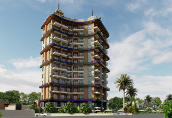 Квартира 2+1 в Алании, Турция