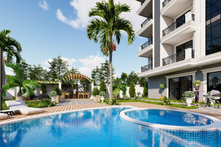 Квартира 1+1 в Алании, Турция | PTE-61255