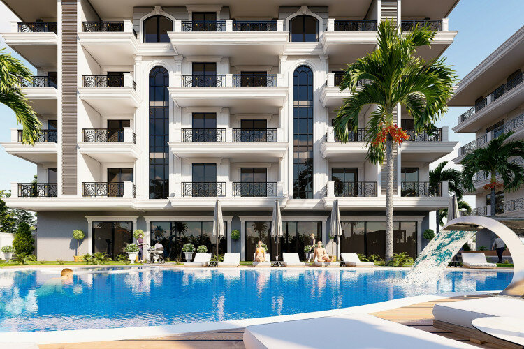 Квартира 1+1 в Алании, Турция | PTE-61255