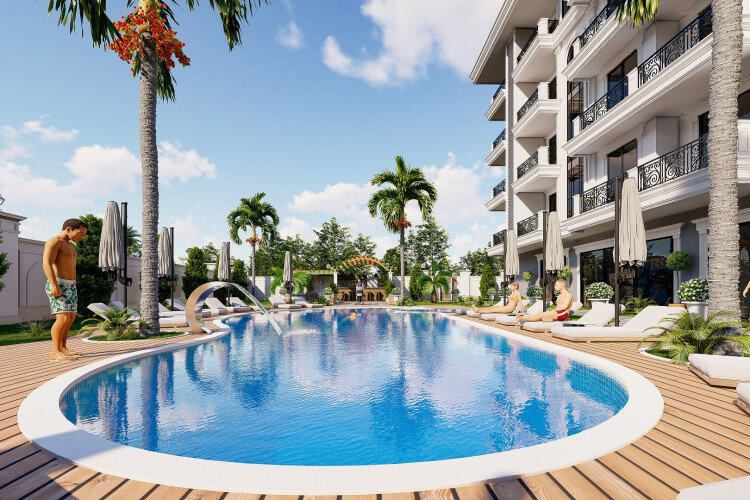 Квартира 1+1 в Алании, Турция | PTE-61255