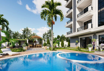 Квартира 1+1 в Алании, Турция | PTE-61255