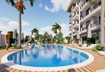 Квартира 1+1 в Алании, Турция | PTE-61255