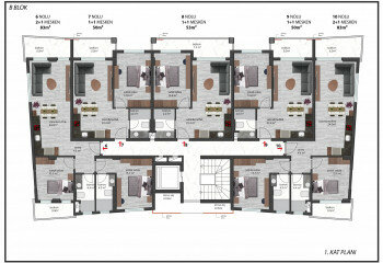 Квартира 1+1 в Алании, Турция | PTE-61255