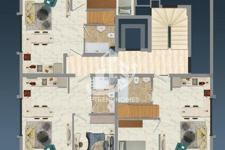 Пентхаус 2+1 в Кестеле, Турция | PBB-61286