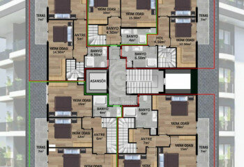 Квартира 1+1 в Алании, Турция | PBB-61298