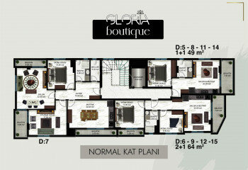 Квартира 1+1 в Алании, Турция | SBB-61295