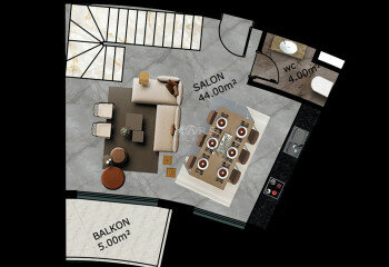 Квартира 3+1 в Алании, Турция | PBB-61315