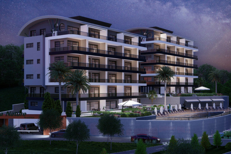 Квартира 1+1 в Каргыджаке, Алания, Турция | PBB-61343