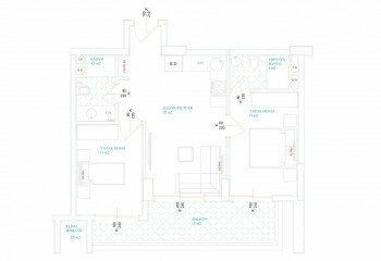 Квартира 2+1 в Алании, Турция | STE-61380