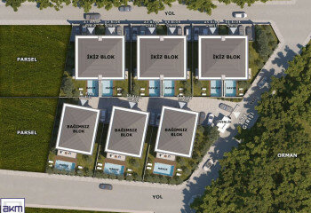 Вилла 5+1 в Кепезе, Анталия, Турция | PBB-61427