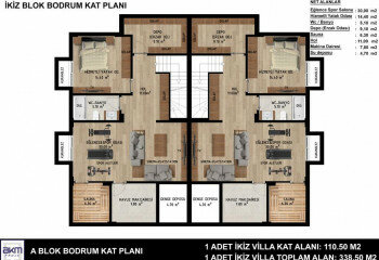 Вилла 5+1 в Кепезе, Анталия, Турция | PBB-61427