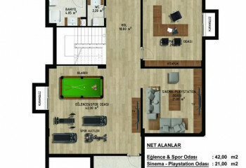 Вилла 5+1 в Кепезе, Анталия, Турция | PBB-61427