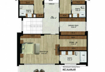 Вилла 5+1 в Кепезе, Анталия, Турция | PBB-61427